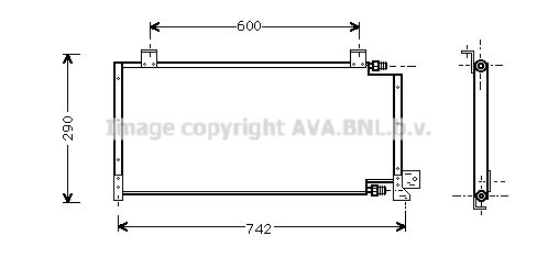 AVA QUALITY COOLING Конденсатор, кондиционер JE5021